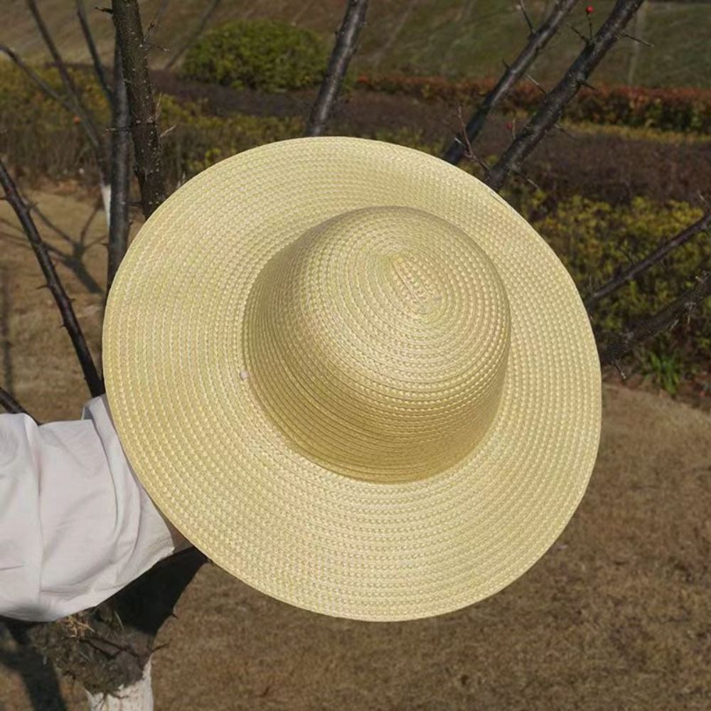 قبعة صيفية واسعة الحواف من الق - مراجعة Bucket Hat Straw وسعره